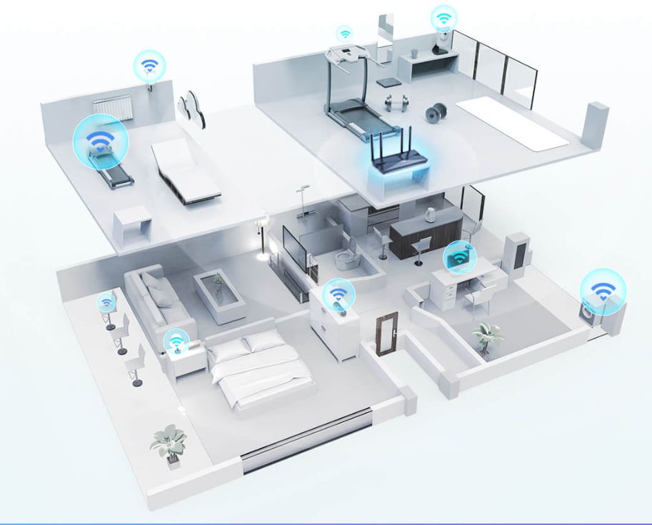 Wifi 6 wifi coverage upgrade with stream wifi